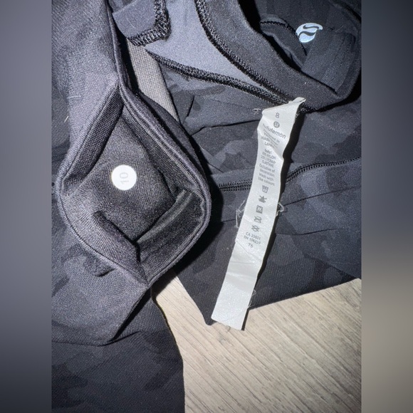 Lululemon Wamo Camo Black Gray Active SET 8/10 - Picture 2 of 7